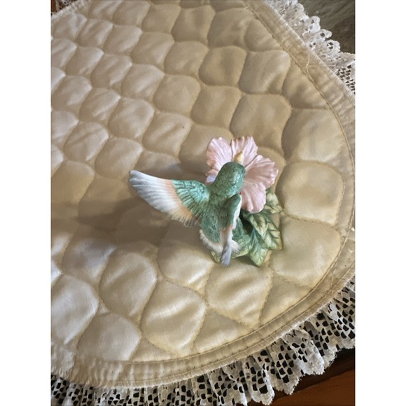 Homco 1429 Hummingbird on HibiscusPorcelain Figurine – Collectible Vintage Decor - Picture 2 of 2